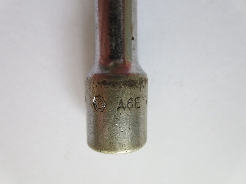 MATCO TOOLS 6" LONG CHROME BALL EXTENSION -- 1/4" Drive -- A6E