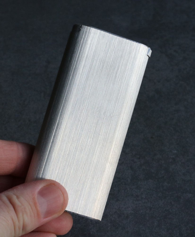 4" Solid Aluminum Dugout Stash Box- Locking Slider Lid-American Crafted