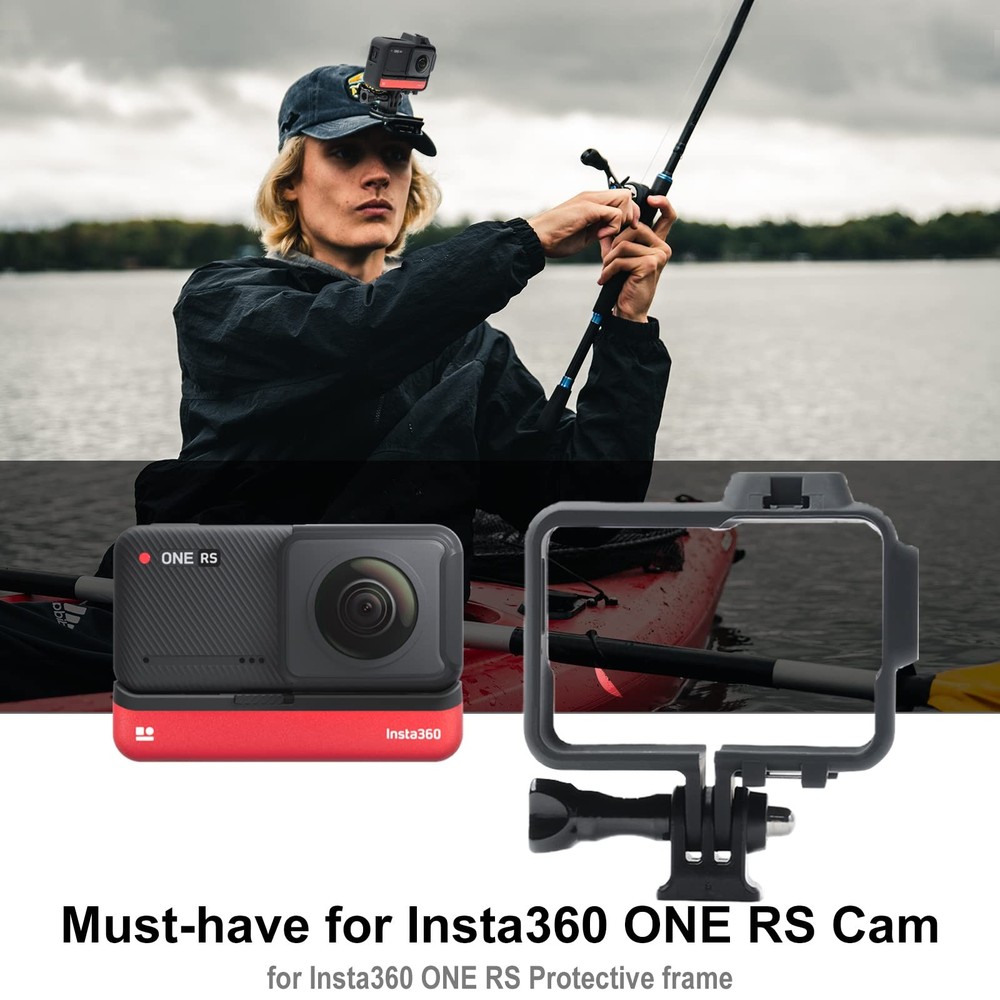 Mounting Bracket Protective Case Cage Mount Fits Insta360 ONE RS Frame