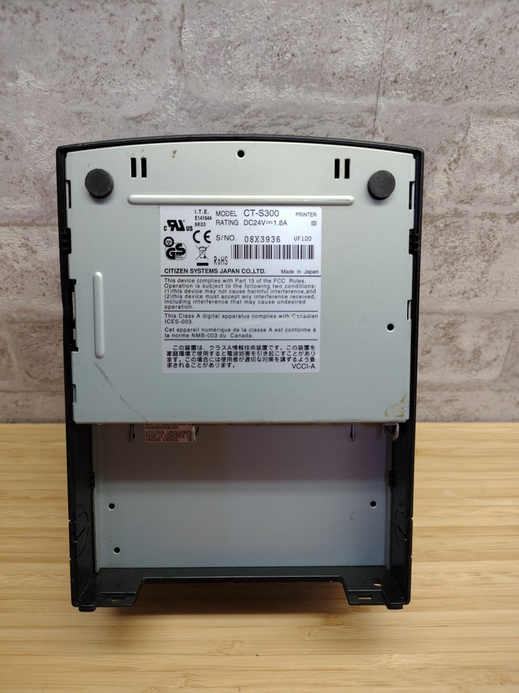 Citizen Systems CT-S300 Compact Thermal POS Printer - Printer Only No AC