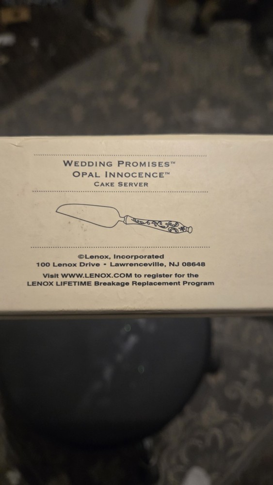 Lenox 'Opal Innocence' Cake Server