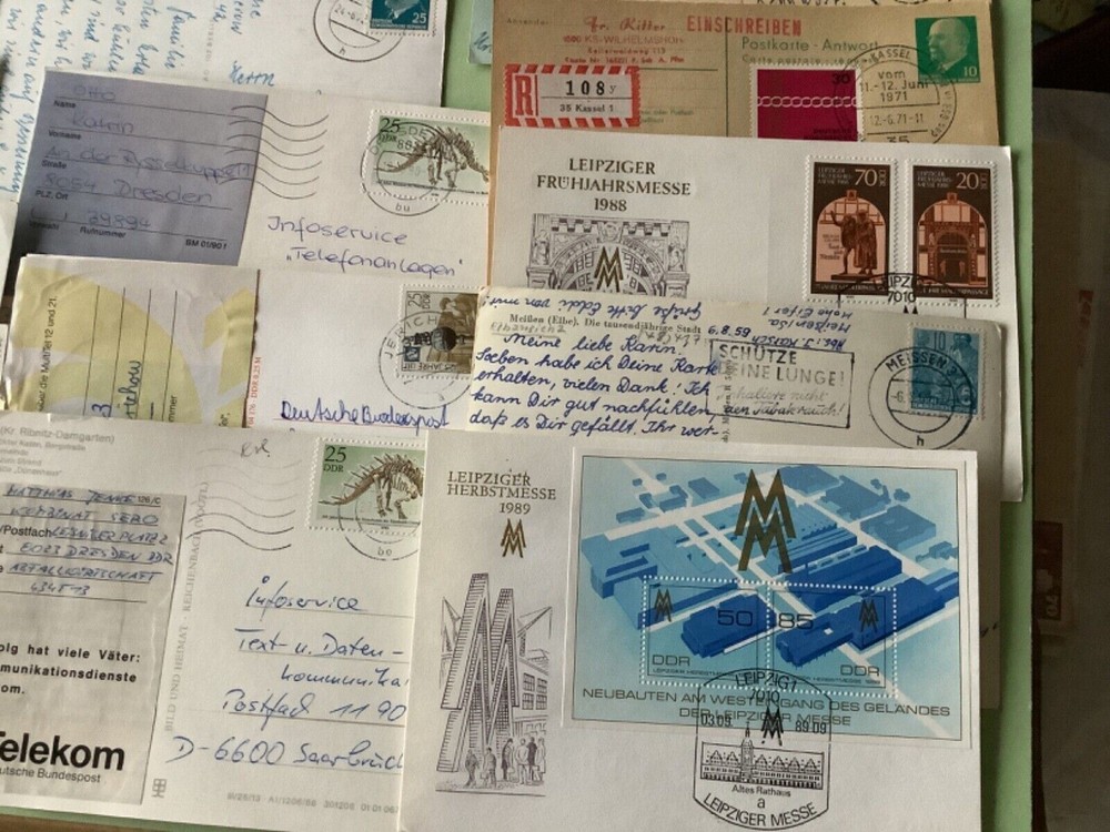 German Democratic Republic 25 postal postcard Ref A1687