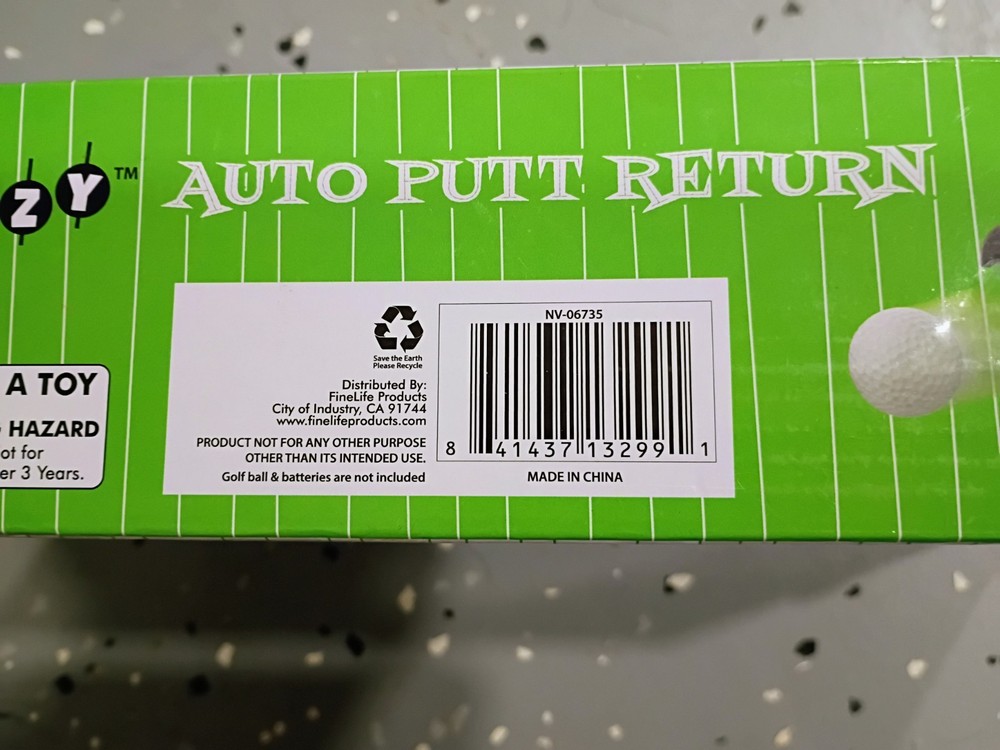 Buzzy Auto Putt Return Device NEW Lightweight Practice Golf Putting