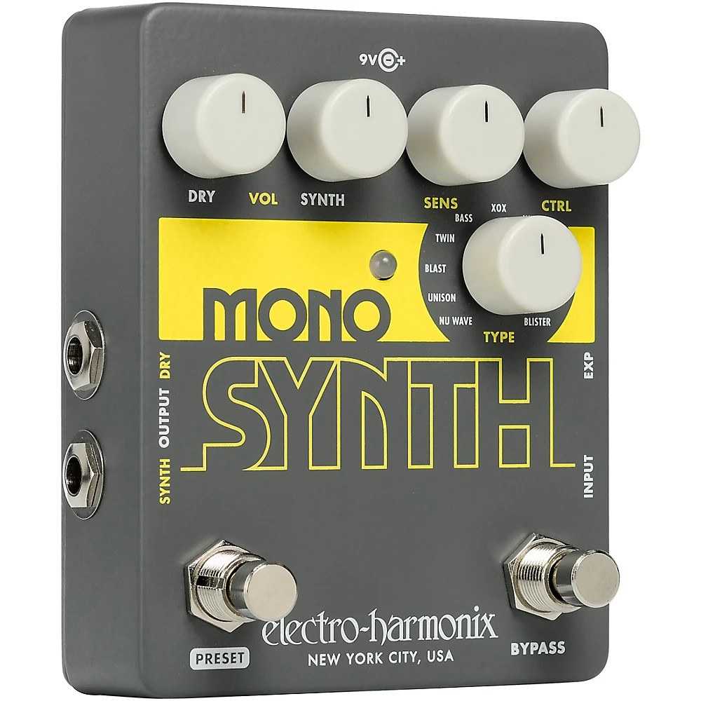 Electro-Harmonix Guitar Mono Synth Effects Pedal