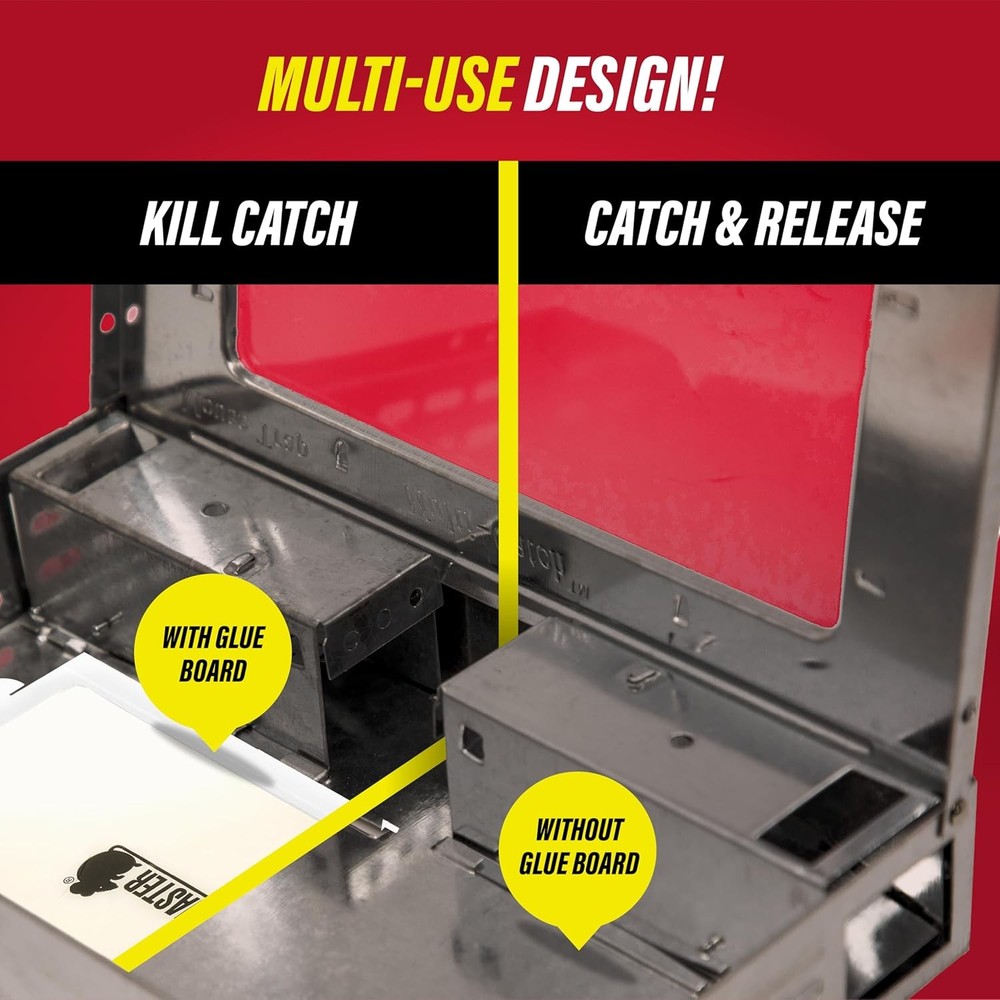 Catchmaster Pro Series Multi-Catch Mouse Trap with Replaceable Glue Board