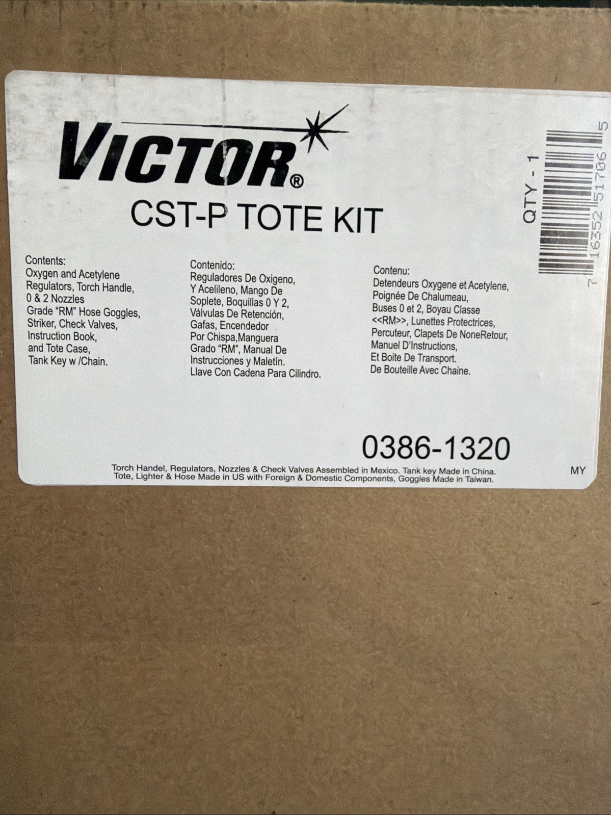 Víctor CST-P Tote Kit