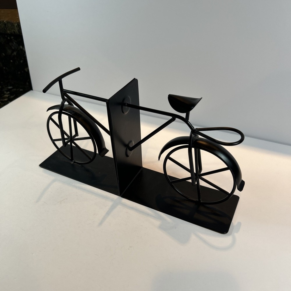 Metal Bicycle Bookend holders Excellent Condition