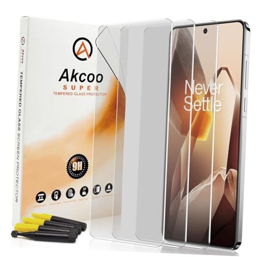 Screen Protector for OnePlus 13 [3 Pack], Tempered Glass UV Set, 9H Hardness