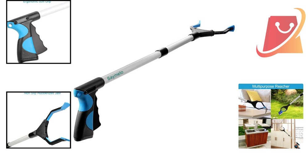 Effortless 32-Inch Tool with Foldable Design for Elderly and Disabled