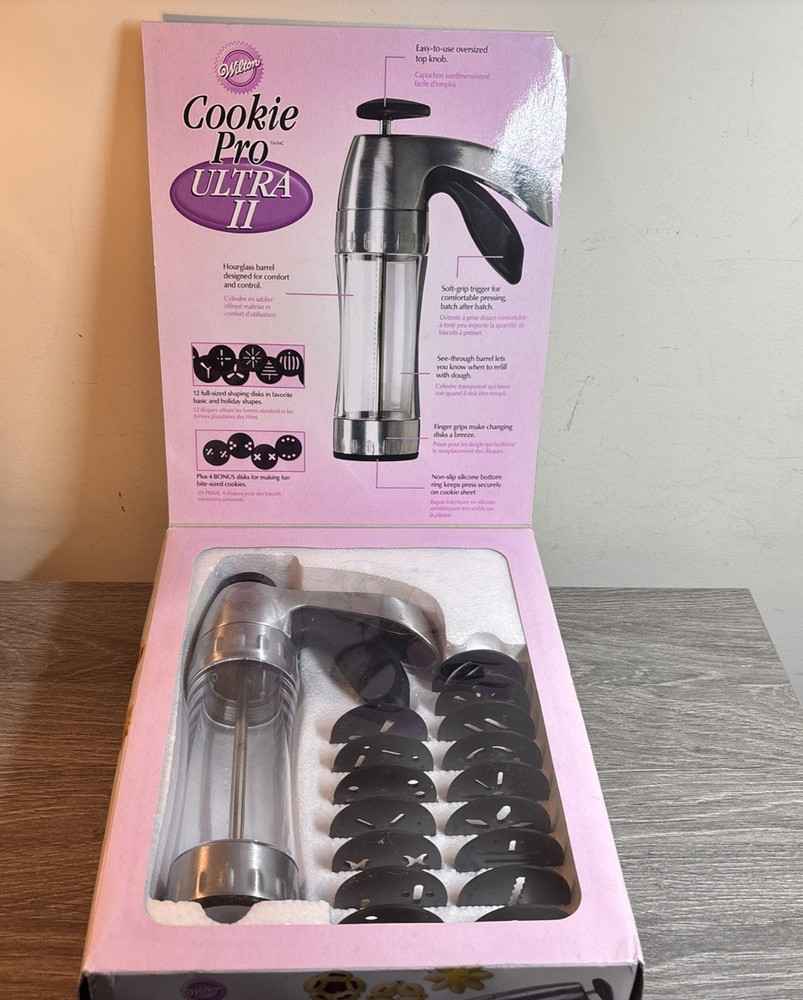 Complete Wilton Cookie Pro Ultra II Pastry Press