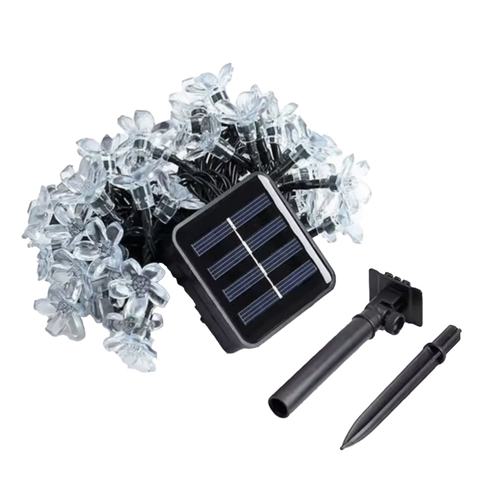 Drip Depot Solar Flower String Lights