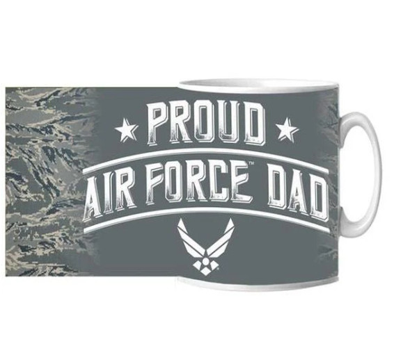 PROUD AIR FORCE DAD CERAMIC MUG 15OZ