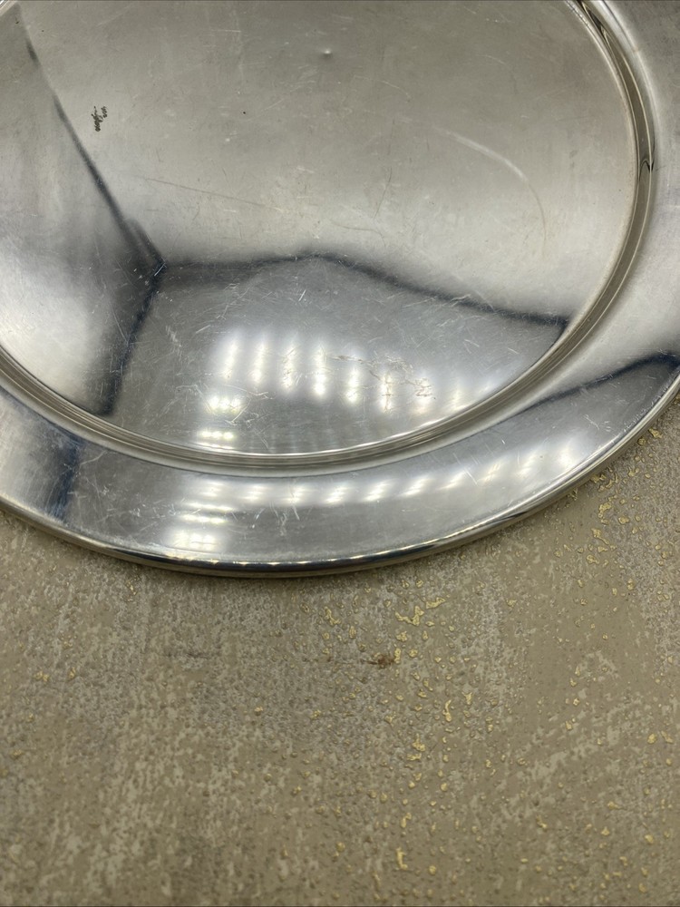 Vintage 1970s Silverplate by Boardman Server Small Dish 8”