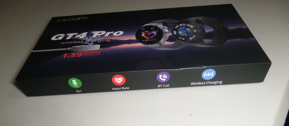 Laxasfit GT4 Pro Smart Watch 1.59" Display-Android