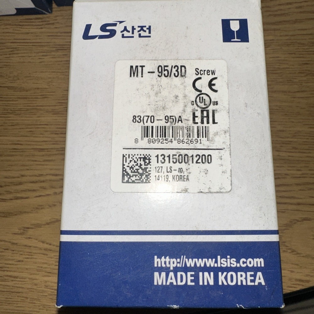 LS OVERLOAD RELAY SCREW TYPE MT-95/3D - 83(70-95) A