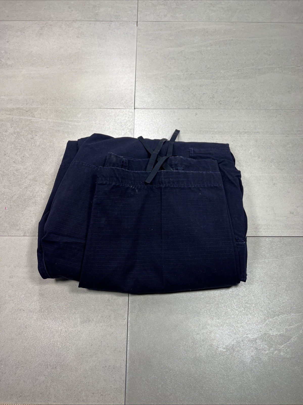 USCG Coast Guard Pants Sz Large Reg Blue Operational Trousers Dress Ripstop USGI