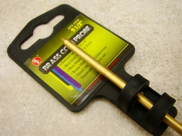 Brass Coin Probe, Treasure Hunting, Exploring, Rocks Prospecting Detecting