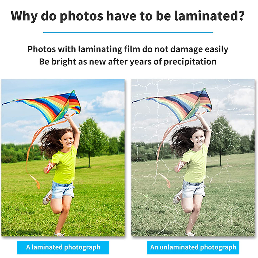 200Pack Thermal Laminating Pouches 5 Mil 9" x 11.5" Letter Size Laminator Sheets