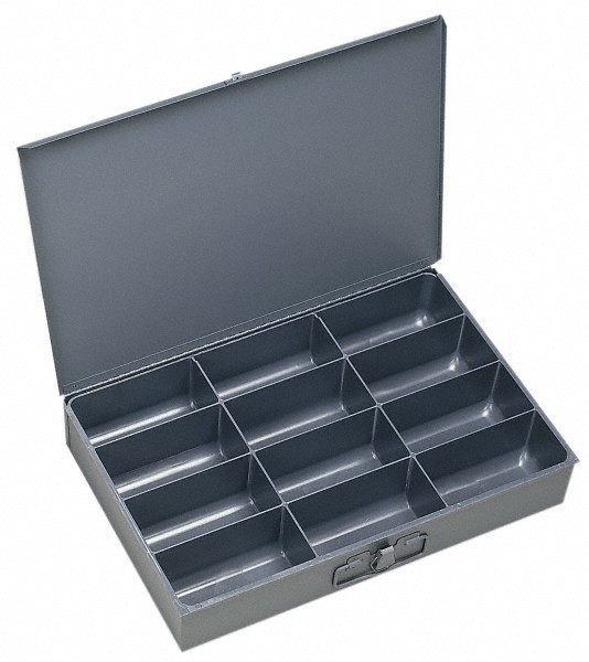 Durham 115-95 Steel Storage Drawer 18" Wide x 3" High x 12" Deep 12 Compartments