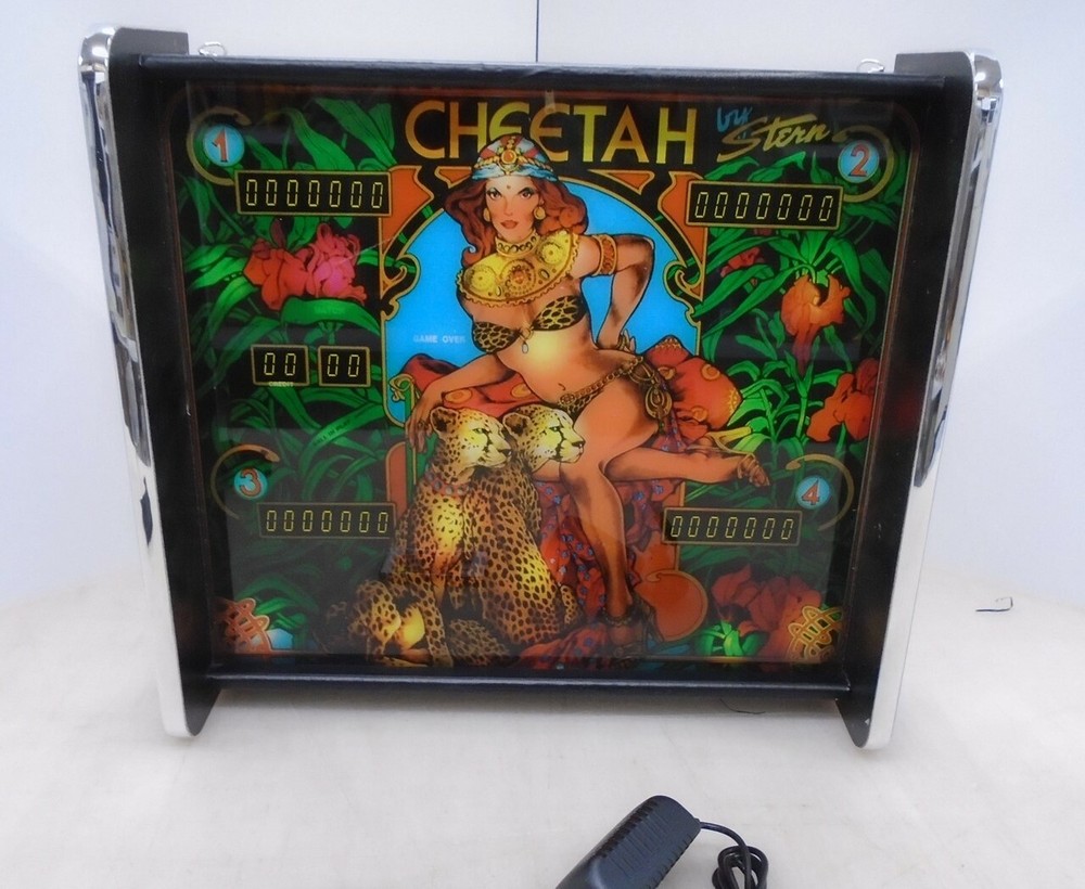 Stern Cheetah Pinball Head LED Display light box