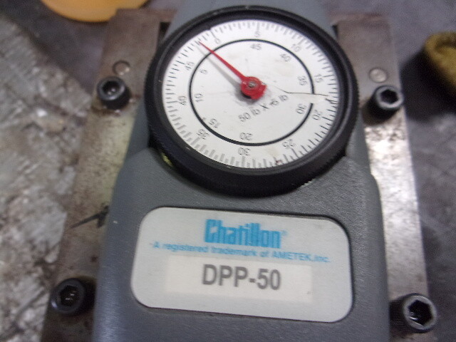 CHATILLON DPP-50 WITH TOOLING LAS T CAL, DATE DUE 6/18