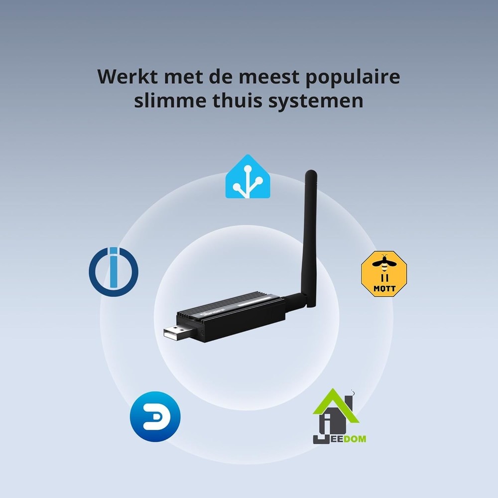 Compact Zigbee USB Dongle Plus with External Antenna for Seamless Connectivity