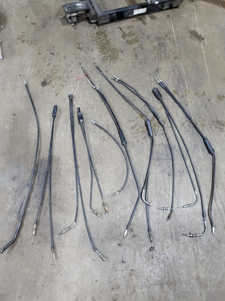 Vintage Snowmobile Throttle Choke Cable Assortment