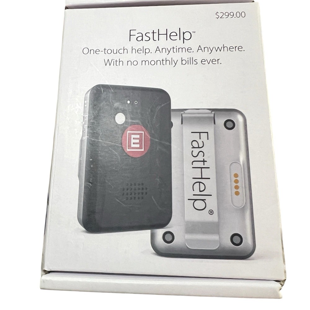 FastHelp Medical Alert Replacement Pendant/Device & Wall Plug ONLY Untested