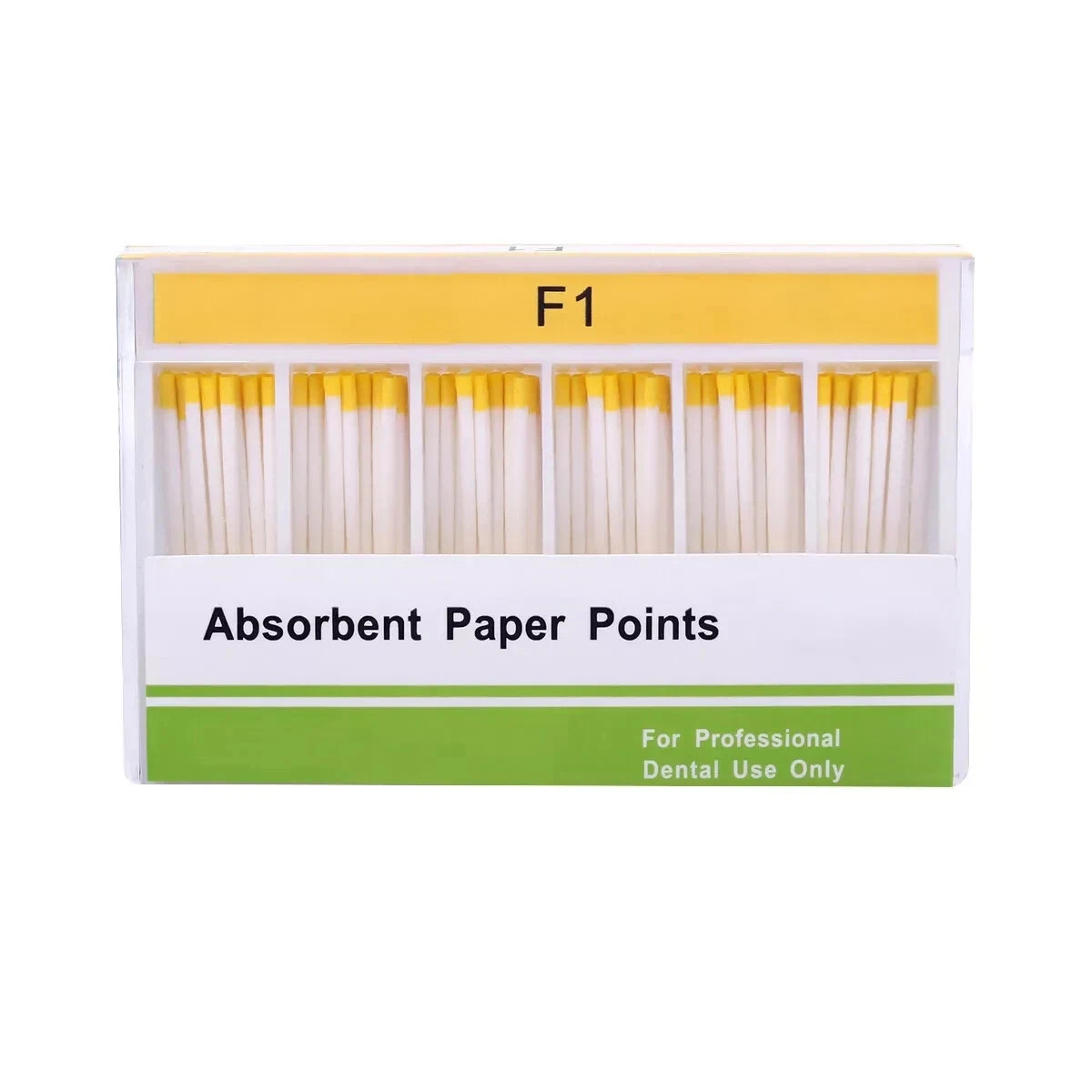 100/ Dental Endo Root Canal Absorbent Paper Points Taper Obturating Point F1-F3