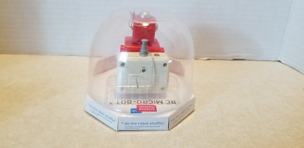 RC Micro Bot Remote Controlled Mini Robot New Sealed Up Tub C