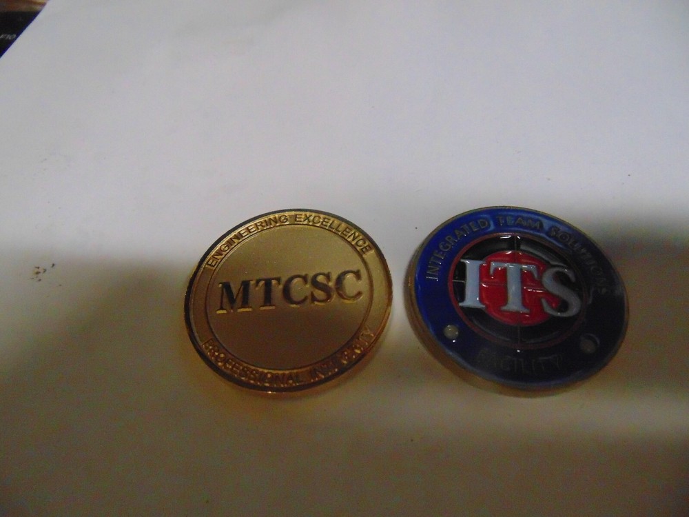 CHALLENGE COIN ITS INTEGRATED TEAM SOLUTIONS FACILITY MTCSC ENGINEERING EXCELLEN