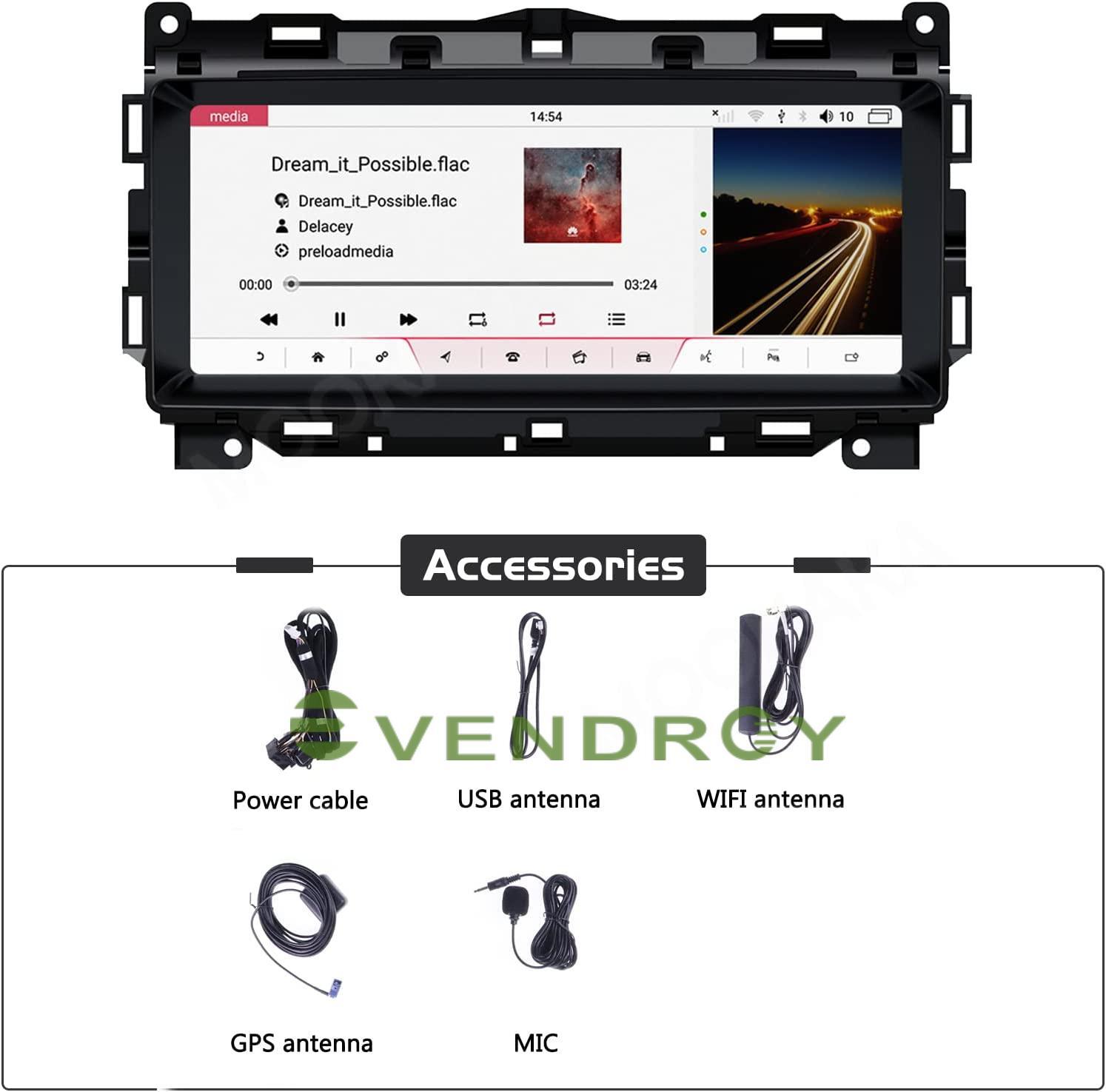 10.25"Car Radio GPS Navigation Carplay touch screen for Jaguar F-PACE 2016-2019