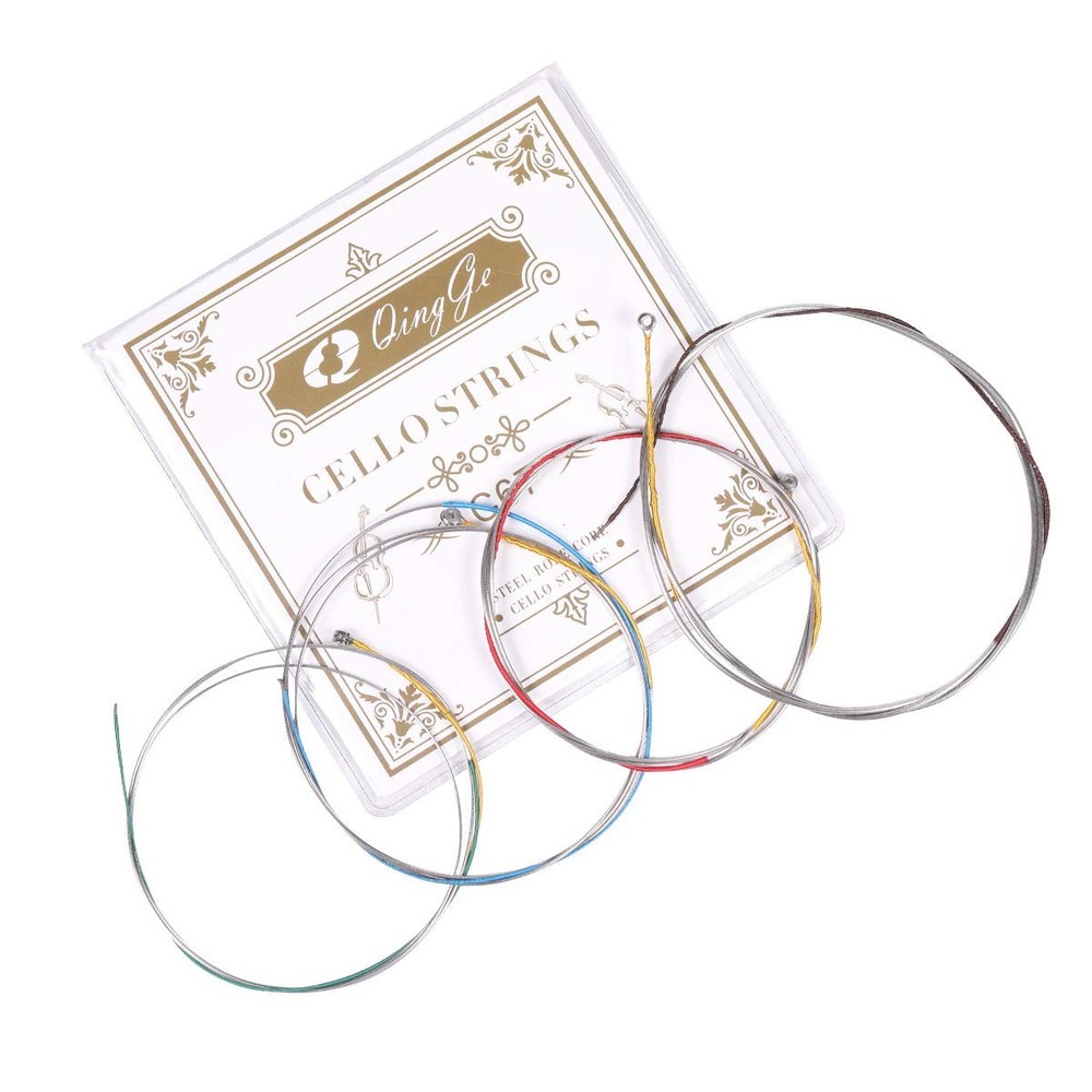 Steel Core Cello Strings 4/4 3/4 set Strings for Student Strings – Sealed Pou...