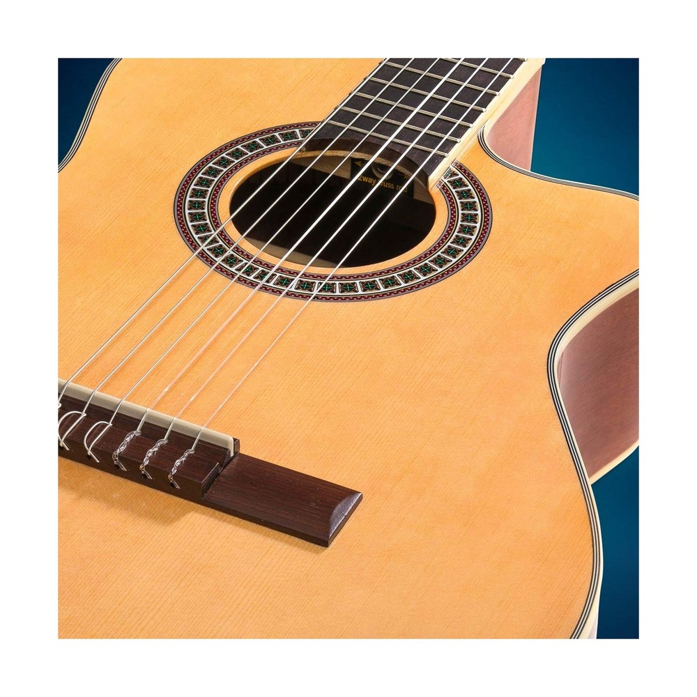 Cutaway Classical Guitar with Savarez™ Nylon Strings by Hola! Music™