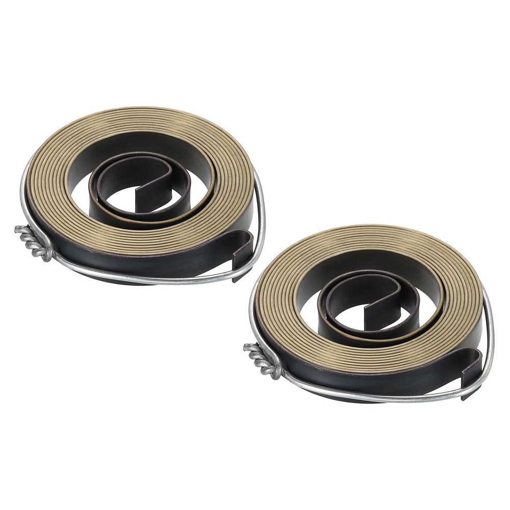 2Pcs Drill Press Return Spring 49 x 8 x 0.8 mm Quill Spring Feed Return Coil
