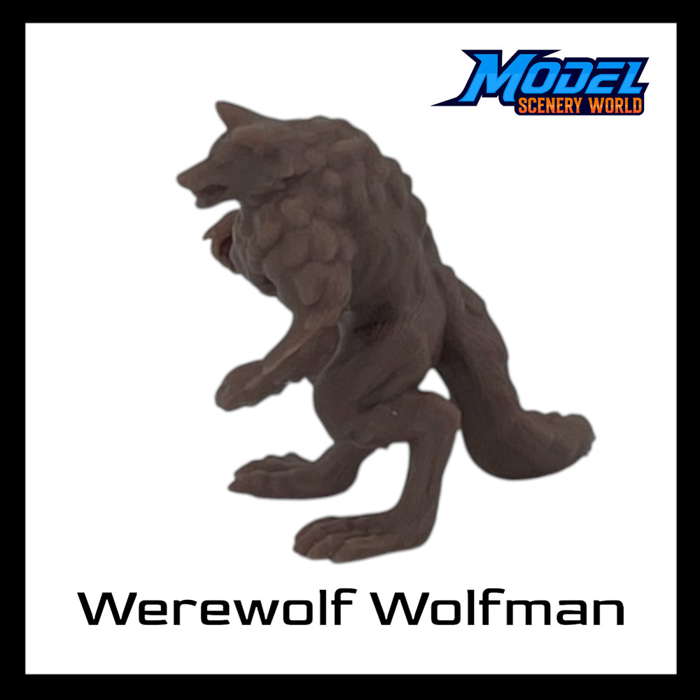 Werewolf Wolfman - N Scale 1:160 - Brown