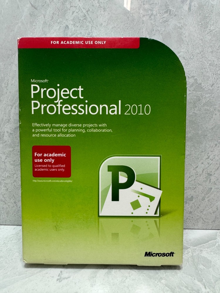 Microsoft Project Professional 2010 Academic with Product Key