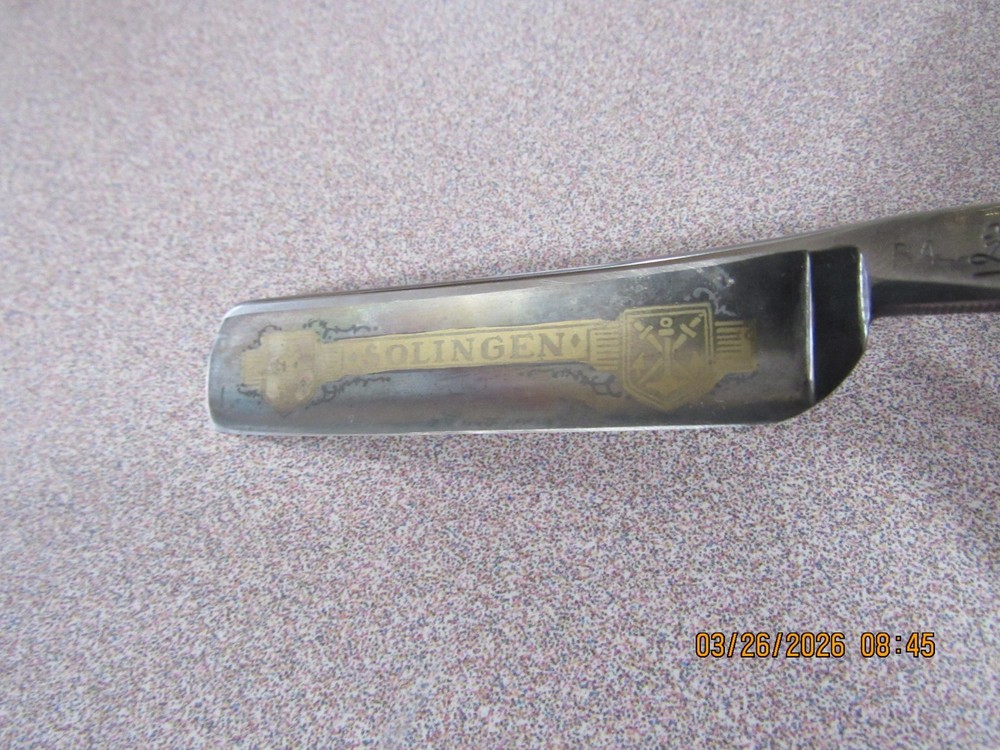 Shave Ready! E. Morris Mfg. Co. 400 Prosperity Wedge Straight Razor - Solingen