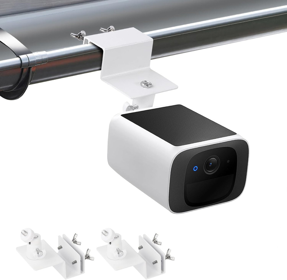 2Pack Gutter Mount Compatible with Eufy Security Solocam S220/C210, Eufycam 2C/2