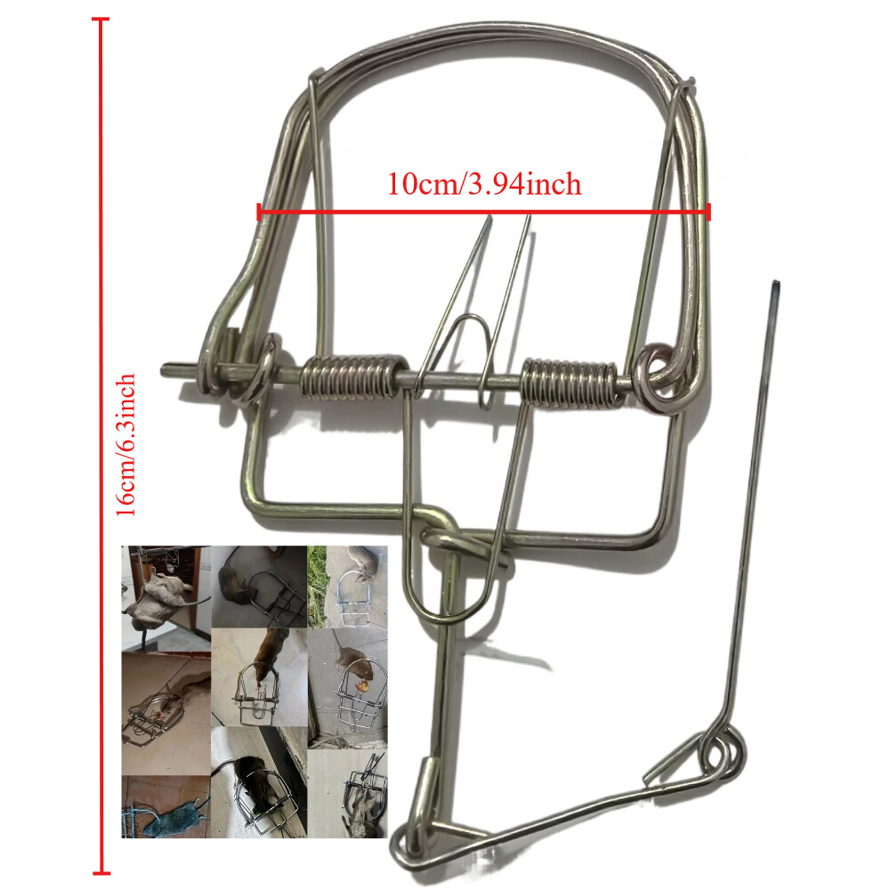 3pcs Small Animals Catch Traps Mouse Trap Spring Trapt Rodent for Rat Rabbit
