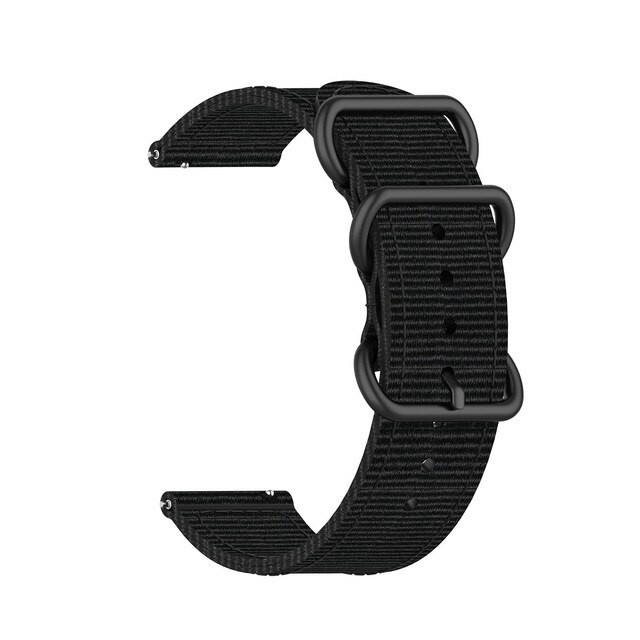 18mm 20mm 22mm Durable Military Woven Nylon Wrist Watch Band Quick Release Strap