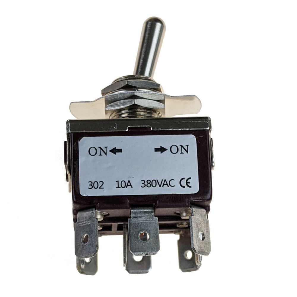 IndusTec 20A Toggle - Switch TPDT 2 Pos Maintained 9 pin Quick Plug Latching 12V