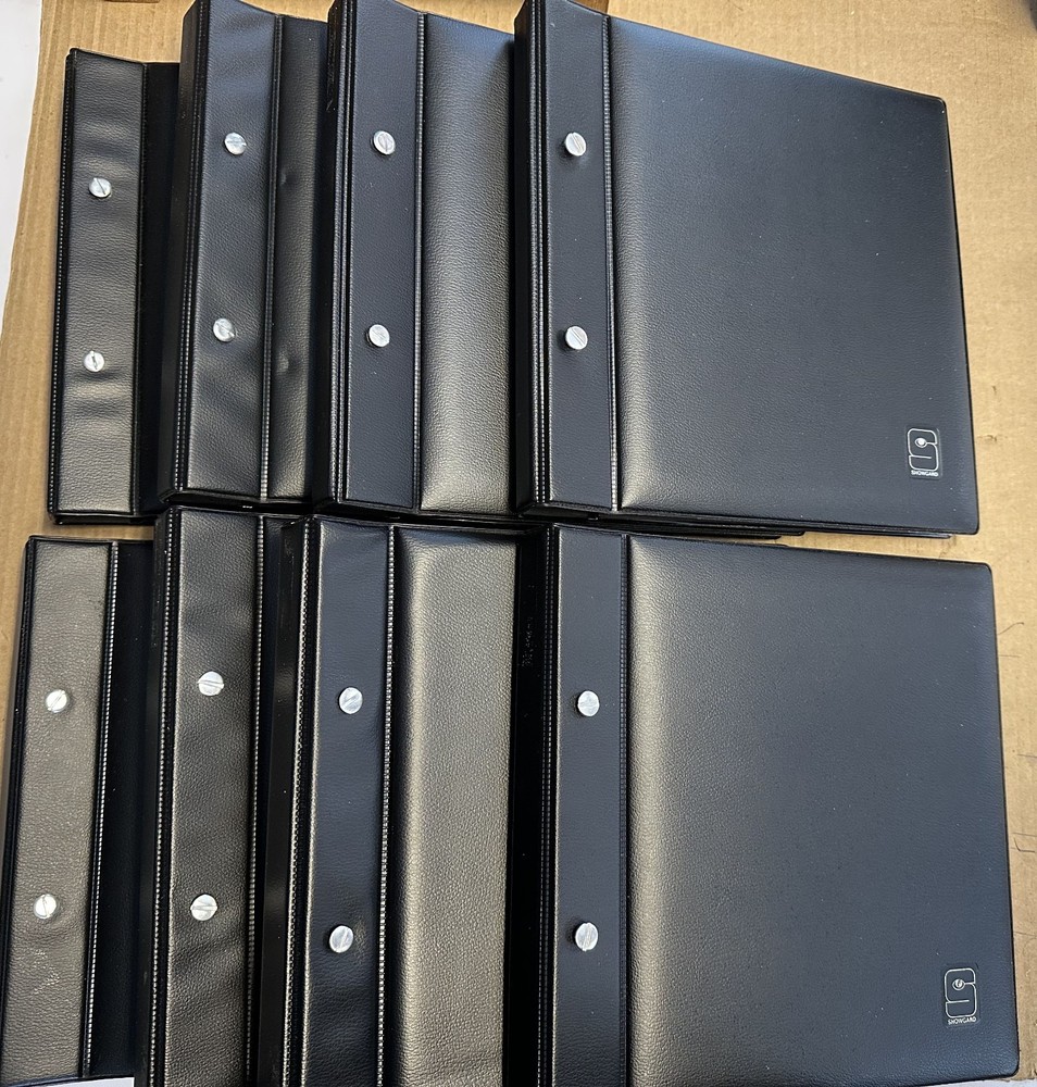 SHOWGARD FDC ALBUM HOLDS 80 ENVELOPES EACH SET OF 8 "THIN LINE" HOLDS 640 TOTAL