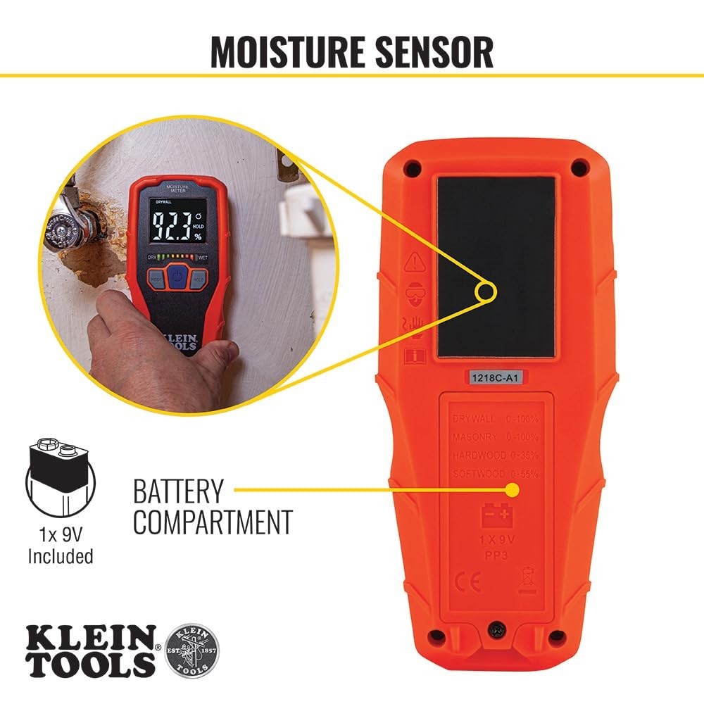 Moisture Detection Tool with Reverse Display