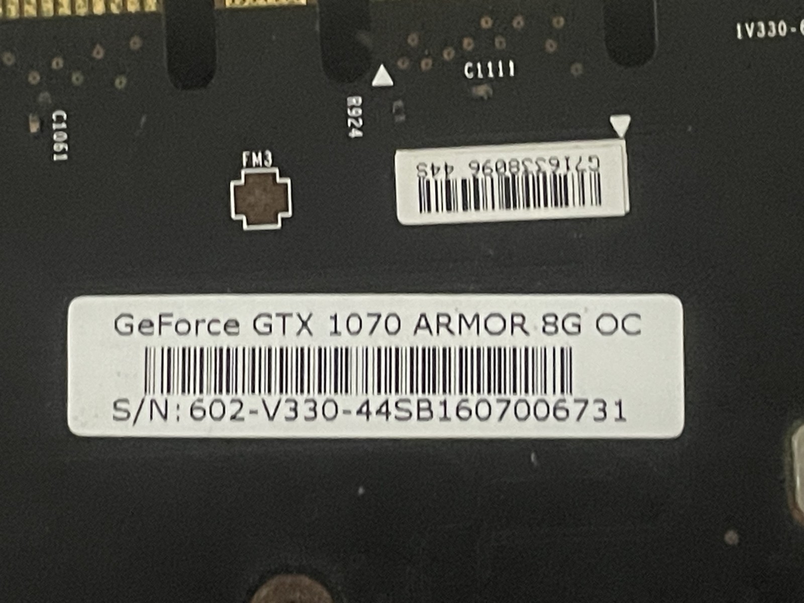Msi Nvidia Geforce Gtx 1070 Armor 8gb Oc