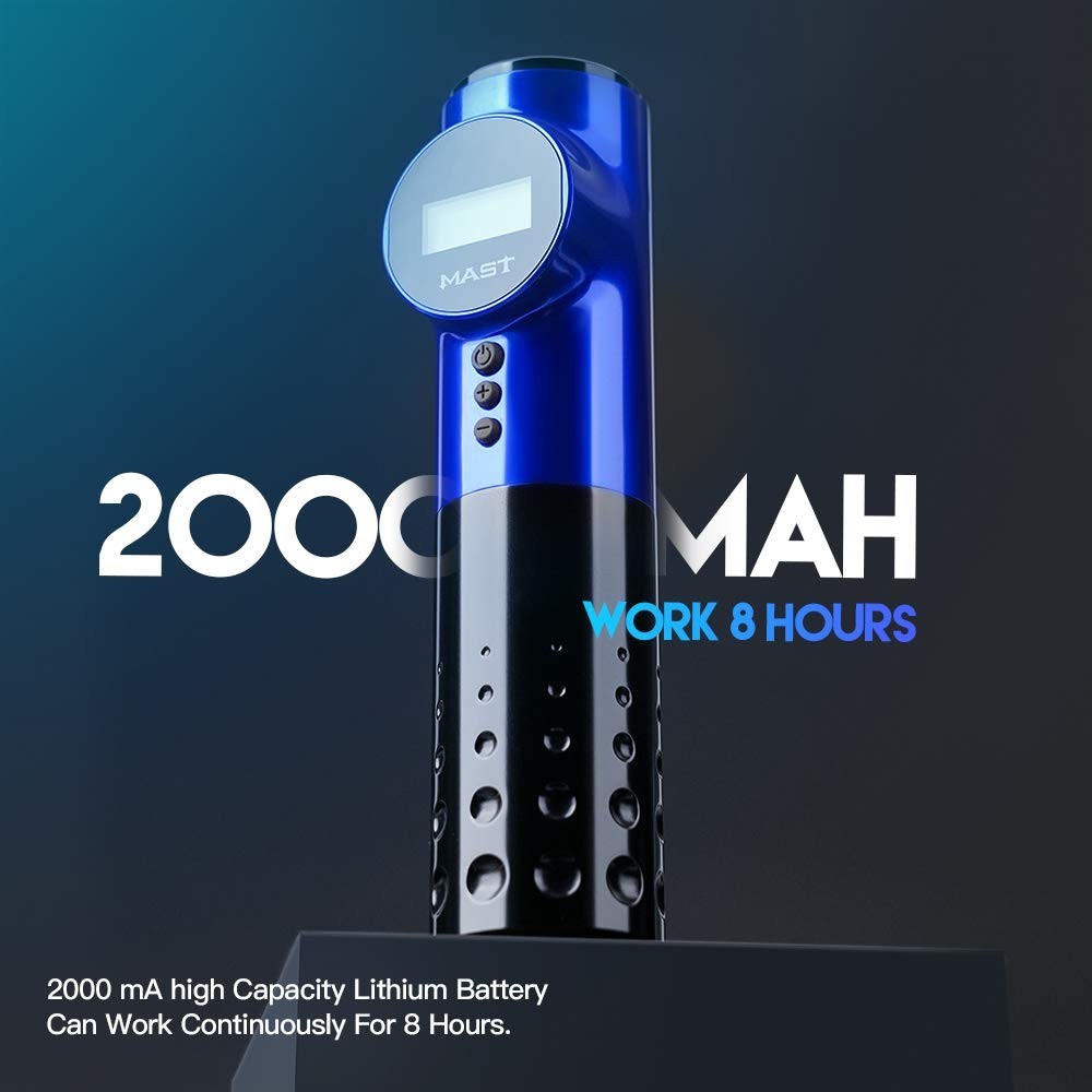 Mast Archer Wireless Tattoo Pen - LCD Voltage Screen