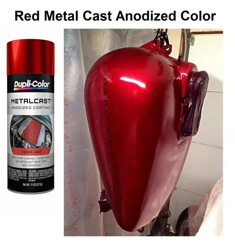 Red Anodized Coating Spray Gloss Brake Engine Custom Caliper Paint High Temp