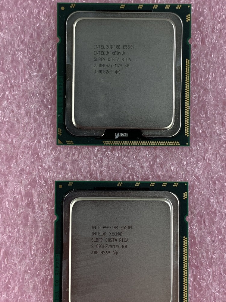 Intel Xeon E5504 Quad Core 2.00GHz LGA1366 Socket CPU Server Processor Lot of 6