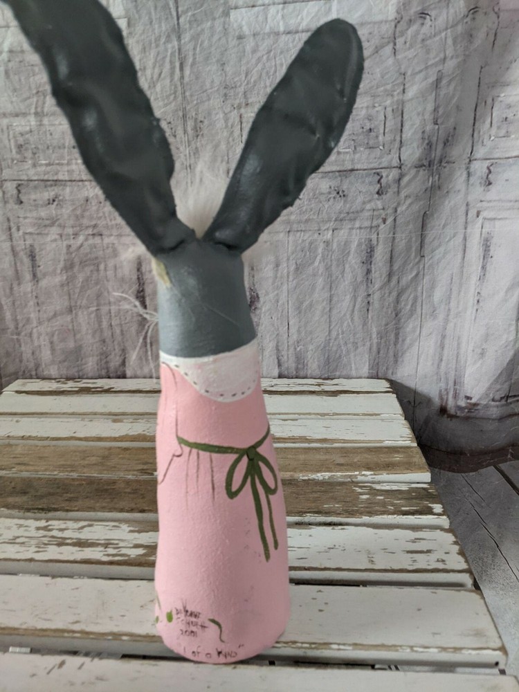 devonne schuett Easter bunny rabbit decor handmade artisan large