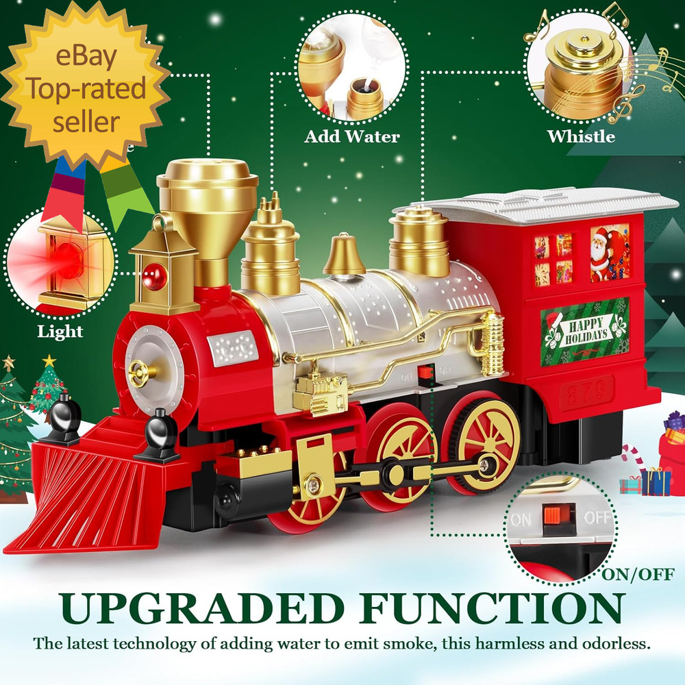 Train Set Christmas Train Set with Steam Light and Sounds Train Sets